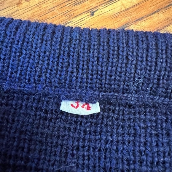 Vintage Unbranded Americana Red/White/Blue Wool Embroidered Stars UNISEX - Picture 5 of 8